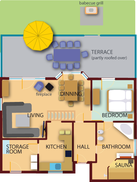 holiday home 249 floorplan ground floor - first floor