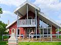 The holiday home with roofed terrace