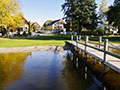 Badesteg Ferienpark Mirow Granzow am See Herbst