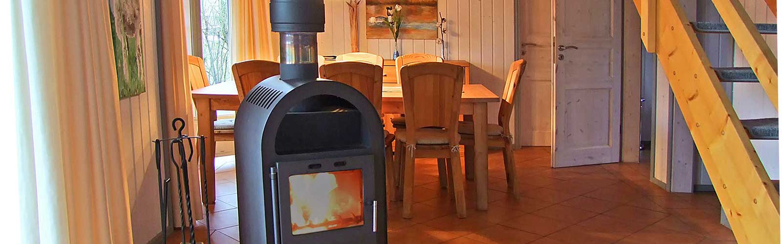 holiday home 249 dining area and fire place